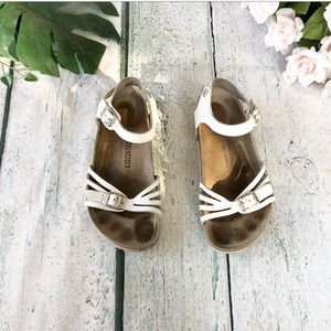 Birkenstocks Bali sandals 37 (7) white buckles